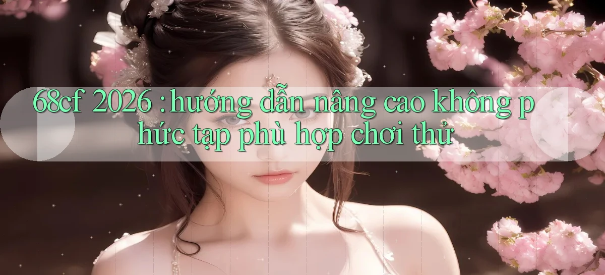 68cf 2026 hướng dẫn nâng cao không phức tạp phù hợp chơi thử