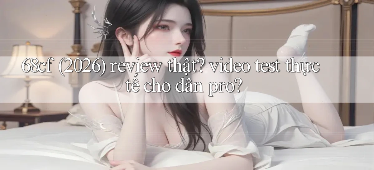 68cf (2026) review thật video test thực tế cho dân pro