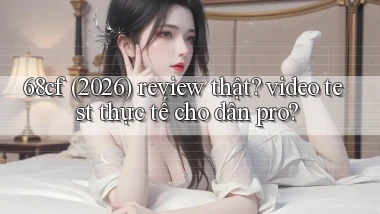 68cf (2026) review thật video test thực tế cho dân pro