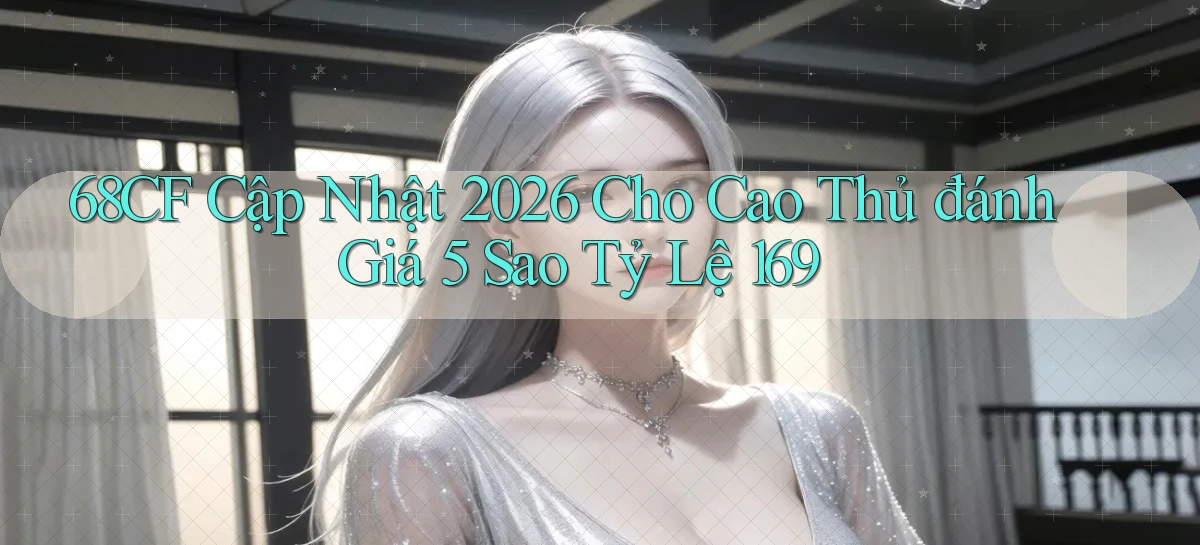 68cf cập nhật 2026 cho cao thủ đánh giá 5 sao tỷ lệ 169
