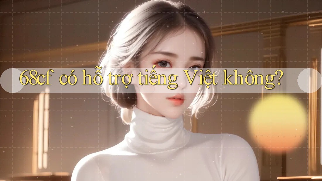 68cf có hỗ trợ tiếng Việt không?