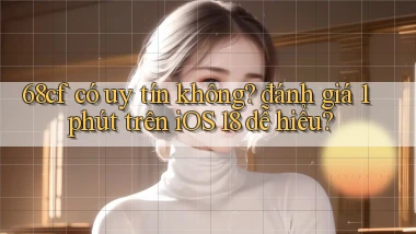 68cf có uy tín không đánh giá 1 phút trên iOS 18 dễ hiểu