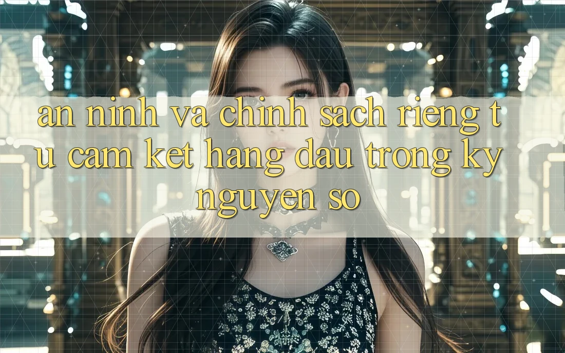 An ninh Và Chính sách riêng tư: Cam Kết Hàng Đầu Trong Kỷ Nguyên Số
