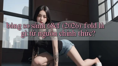 bảng so sánh 68cf (2026) fold là gì từ nguồn chính thức