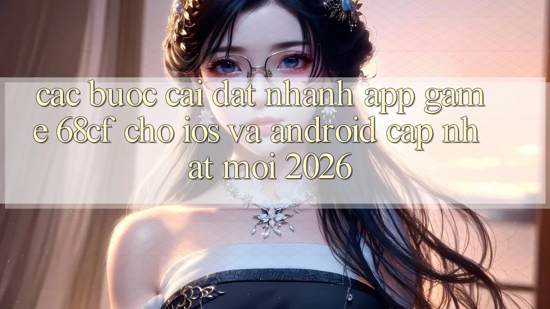 Các bước Cài đặt Nhanh App Game 68cf Cho iOS Và Android (Cập Nhật Mới 2026) Các bước Cài đặt Nhanh App Game 68cf Cho iOS Và Android (Cập Nhật Mới 2026)