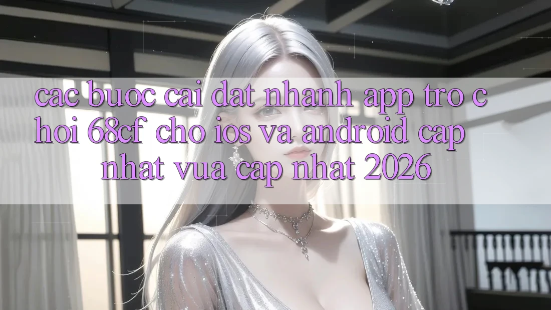 Các bước Cài đặt Nhanh App Trò chơi 68cf Cho iOS Và Android (Cập Nhật Vừa cập nhật 2026)