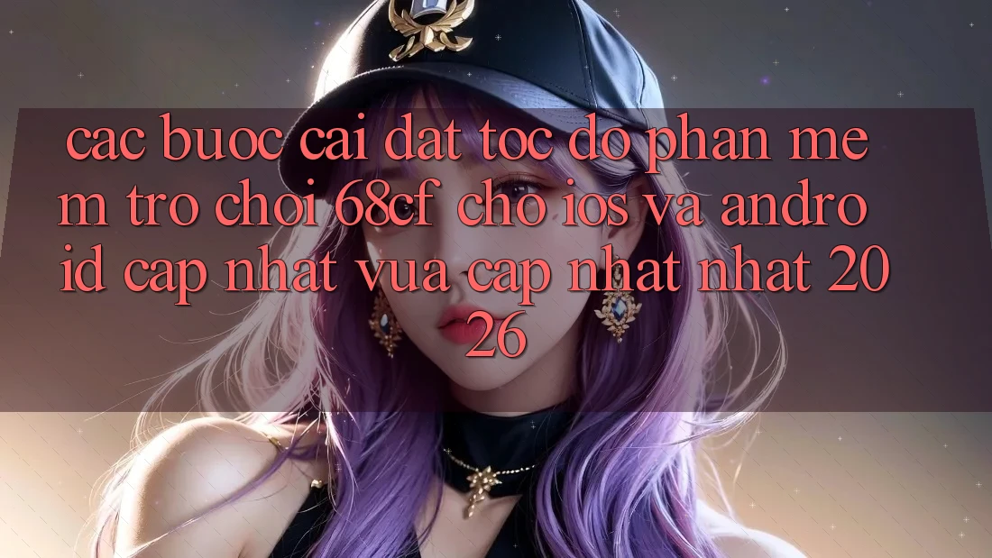 Các bước Cài đặt Tốc độ Phần mềm Trò chơi 68cf Cho iOS Và Android (Cập Nhật Vừa cập nhật Nhất 2026)