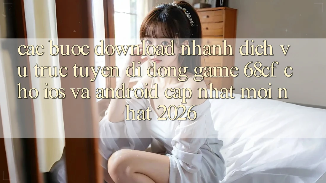 Các bước Download Nhanh Dịch vụ trực tuyến di động Game 68cf Cho iOS Và Android (Cập Nhật Mới nhất 2026)