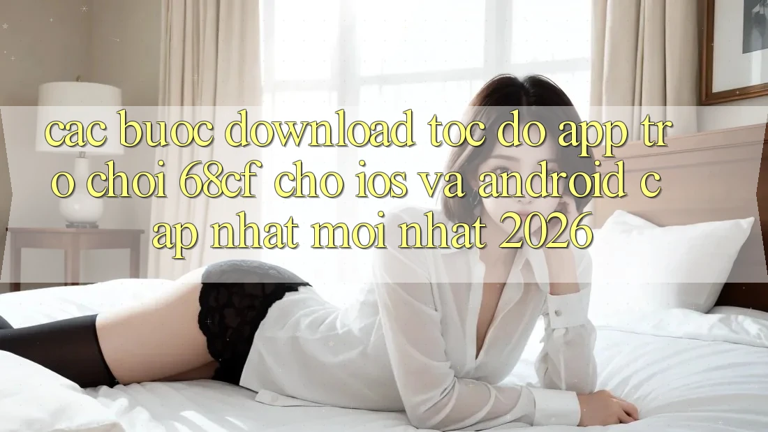 Các bước Download Tốc độ App Trò chơi 68cf Cho iOS Và Android (Cập Nhật Mới Nhất 2026) Các bước Download Tốc độ App Trò chơi 68cf Cho iOS Và Android (Cập Nhật Mới Nhất 2026)