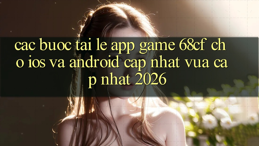 Các bước Tải Lẹ App Game 68cf Cho iOS Và Android (Cập Nhật Vừa cập nhật 2026)