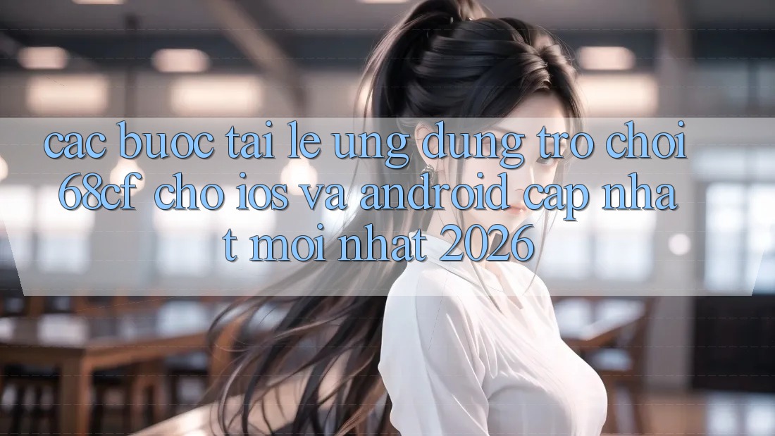 Các bước Tải Lẹ Ứng dụng Trò chơi 68cf Cho iOS Và Android (Cập Nhật Mới Nhất 2026)