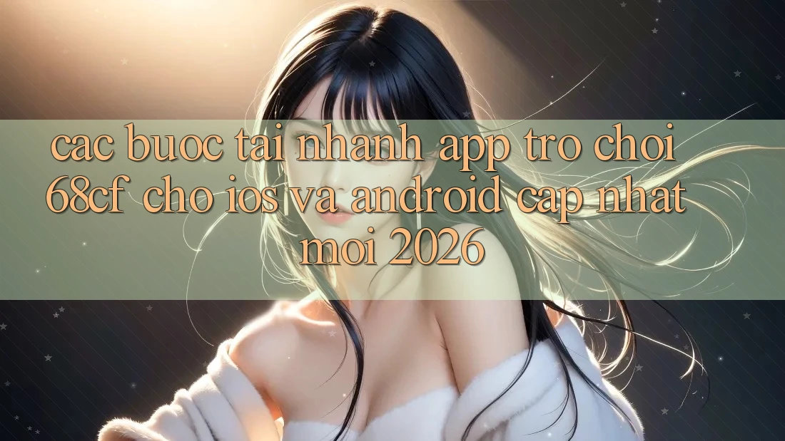 Các bước Tải Nhanh App Trò chơi 68cf Cho iOS Và Android (Cập Nhật Mới 2026)