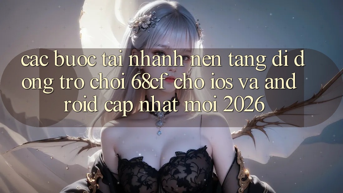 Các bước Tải Nhanh Nền tảng di động Trò chơi 68cf Cho iOS Và Android (Cập Nhật Mới 2026)