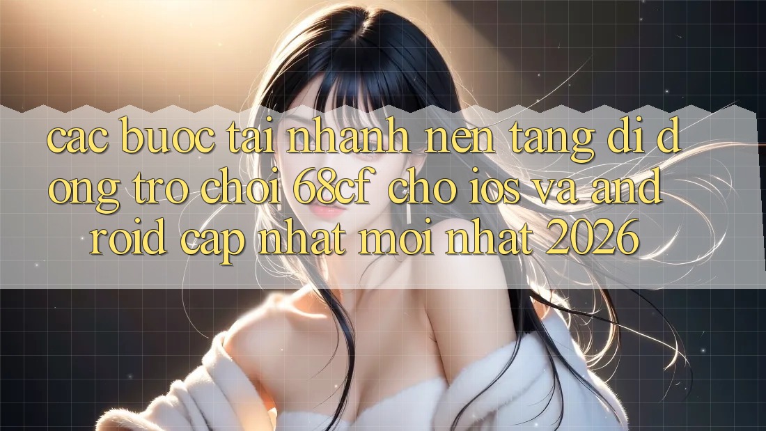 Các bước Tải Nhanh Nền tảng di động Trò chơi 68cf Cho iOS Và Android (Cập Nhật Mới Nhất 2026) Các bước Tải Nhanh Nền tảng di động Trò chơi 68cf Cho iOS Và Android (Cập Nhật Mới Nhất 2026)
