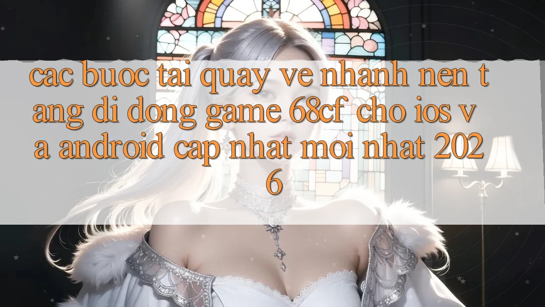 Các bước Tải quay về Nhanh Nền tảng di động Game 68cf Cho iOS Và Android (Cập Nhật Mới Nhất 2026)