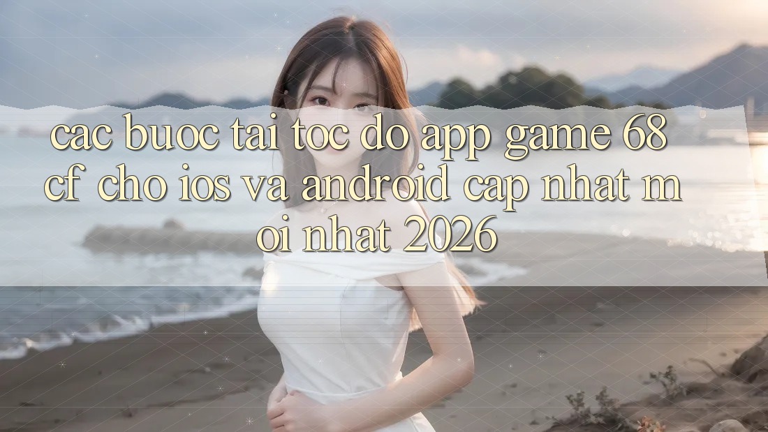 Các bước Tải Tốc độ App Game 68cf Cho iOS Và Android (Cập Nhật Mới Nhất 2026)