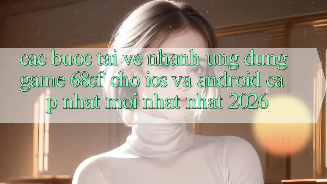 Các bước Tải về Nhanh Ứng dụng Game 68cf Cho iOS Và Android (Cập Nhật Mới nhất Nhất 2026)