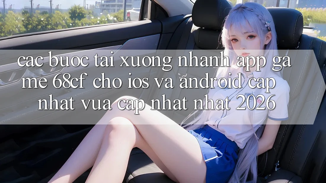 Các bước Tải xuống Nhanh App Game 68cf Cho iOS Và Android (Cập Nhật Vừa cập nhật Nhất 2026) Các bước Tải xuống Nhanh App Game 68cf Cho iOS Và Android (Cập Nhật Vừa cập nhật Nhất 2026)