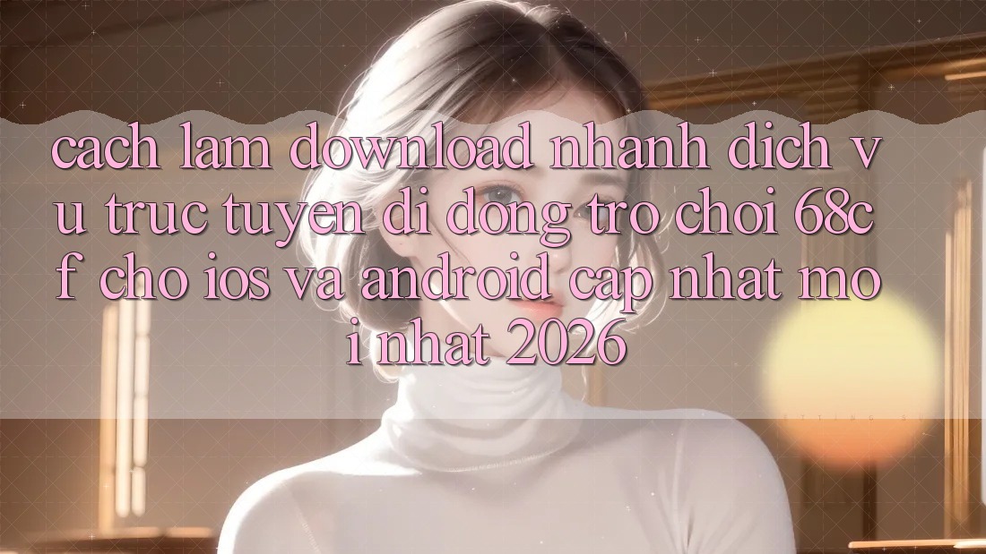 Cách làm Download Nhanh Dịch vụ trực tuyến di động Trò chơi 68cf Cho iOS Và Android (Cập Nhật Mới Nhất 2026) Cách làm Download Nhanh Dịch vụ trực tuyến di động Trò chơi 68cf Cho iOS Và Android (Cập Nhật Mới Nhất 2026)