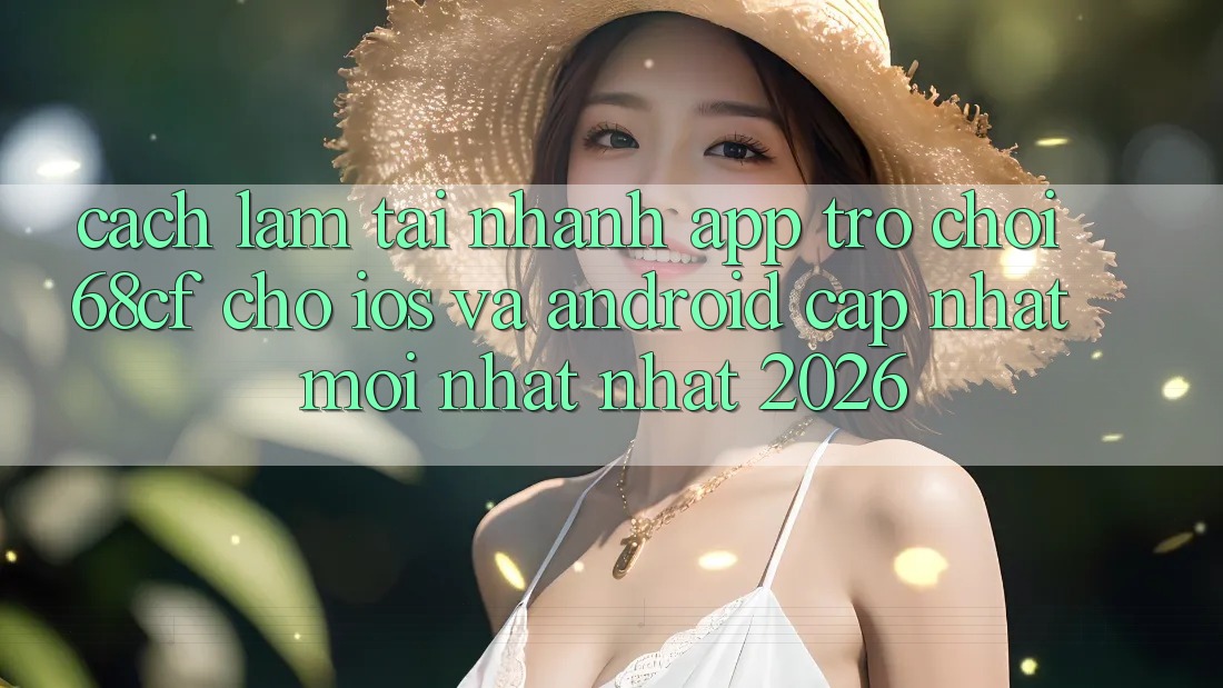 Cách làm Tải Nhanh App Trò chơi 68cf Cho iOS Và Android (Cập Nhật Mới nhất Nhất 2026) Cách làm Tải Nhanh App Trò chơi 68cf Cho iOS Và Android (Cập Nhật Mới nhất Nhất 2026)