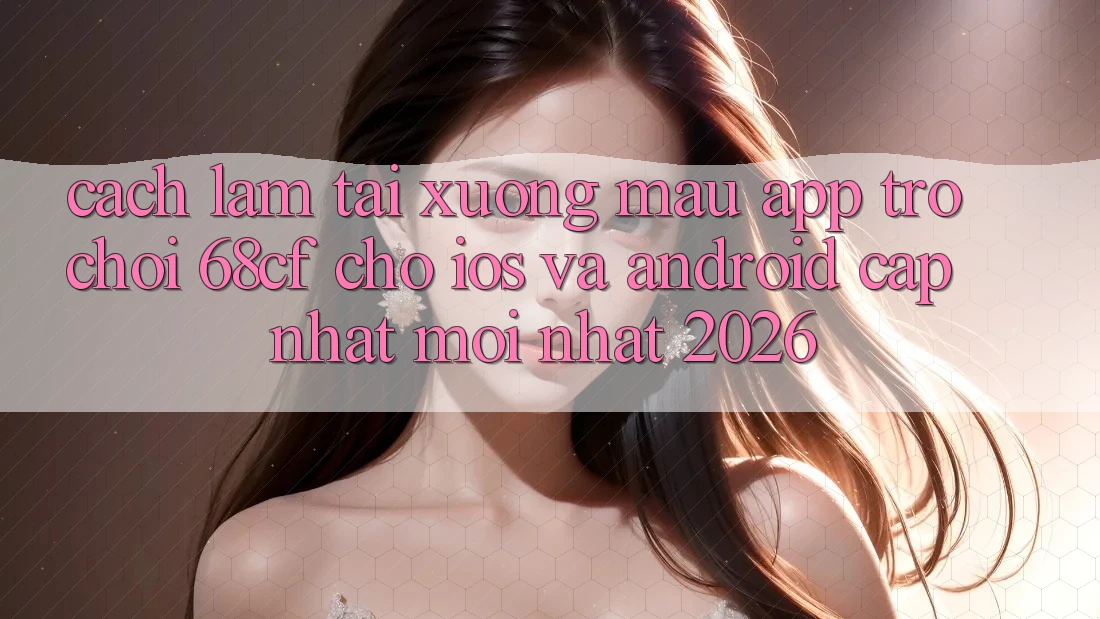 Cách làm Tải xuống Mau App Trò chơi 68cf Cho iOS Và Android (Cập Nhật Mới Nhất 2026)