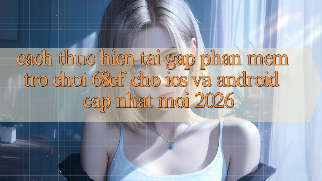 Cách thực hiện Tải Gấp Phần mềm Trò chơi 68cf Cho iOS Và Android (Cập Nhật Mới 2026)