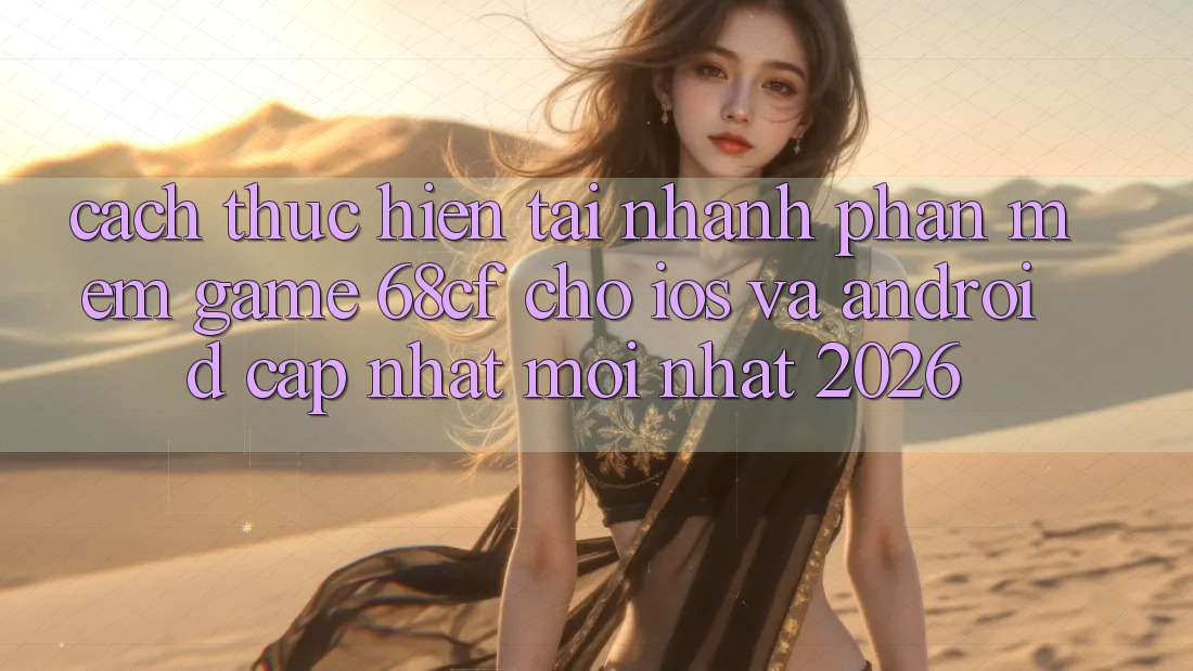 Cách thực hiện Tải Nhanh Phần mềm Game 68cf Cho iOS Và Android (Cập Nhật Mới Nhất 2026)