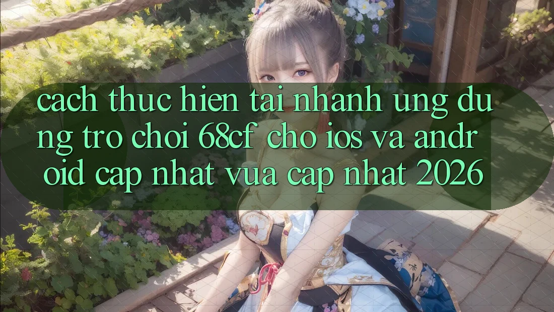 Cách thực hiện Tải Nhanh Ứng dụng Trò chơi 68cf Cho iOS Và Android (Cập Nhật Vừa cập nhật 2026) Cách thực hiện Tải Nhanh Ứng dụng Trò chơi 68cf Cho iOS Và Android (Cập Nhật Vừa cập nhật 2026)