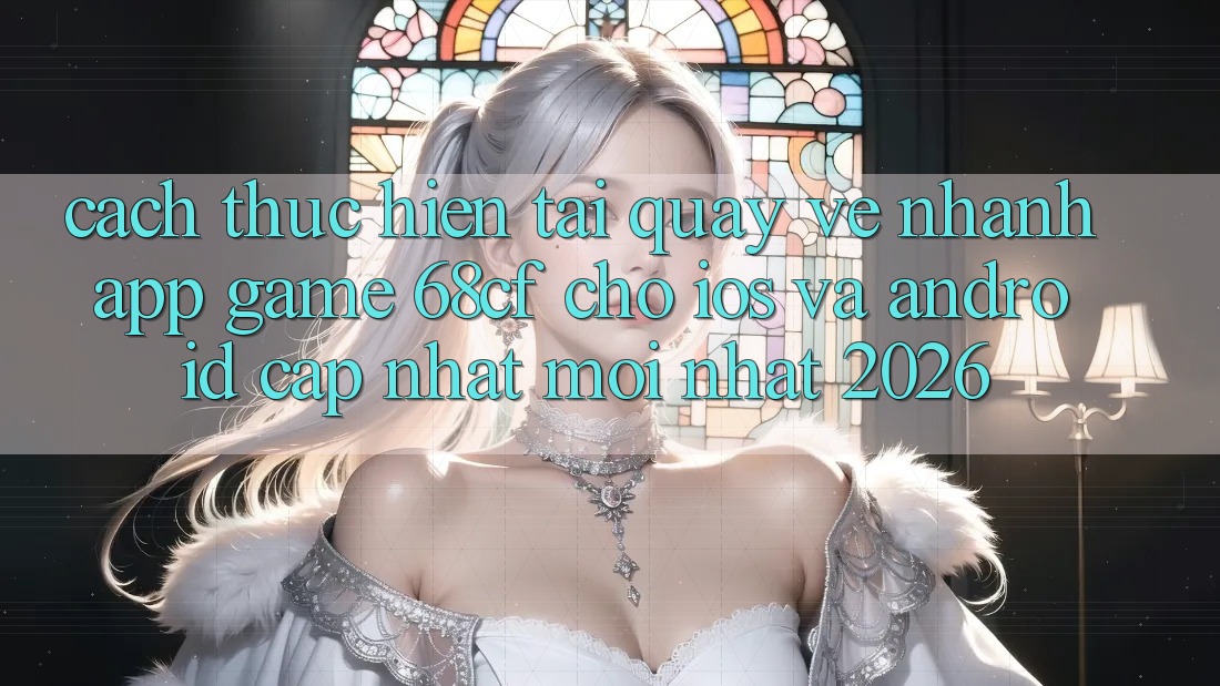 Cách thực hiện Tải quay về Nhanh App Game 68cf Cho iOS Và Android (Cập Nhật Mới Nhất 2026)