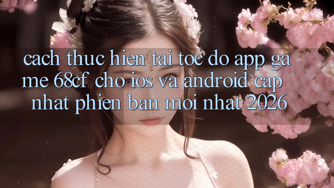 Cách thực hiện Tải Tốc độ App Game 68cf Cho iOS Và Android (Cập Nhật Phiên bản mới Nhất 2026)