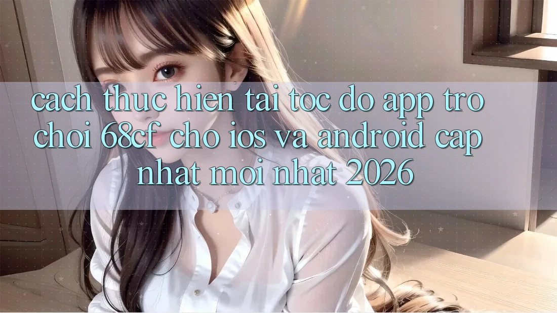 Cách thực hiện Tải Tốc độ App Trò chơi 68cf Cho iOS Và Android (Cập Nhật Mới Nhất 2026)