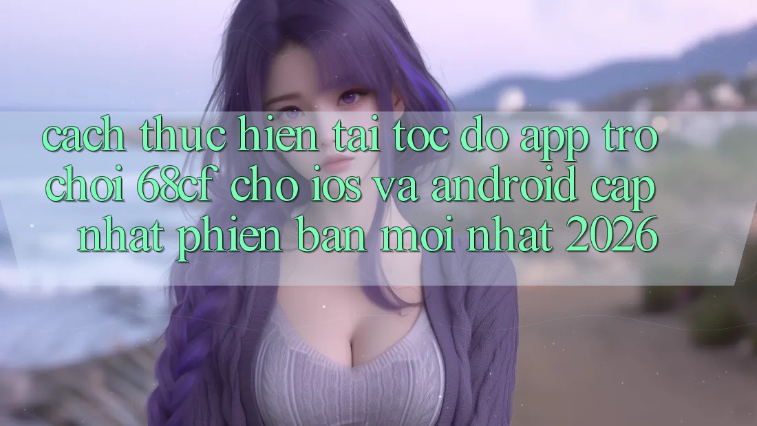 Cách thực hiện Tải Tốc độ App Trò chơi 68cf Cho iOS Và Android (Cập Nhật Phiên bản mới Nhất 2026)