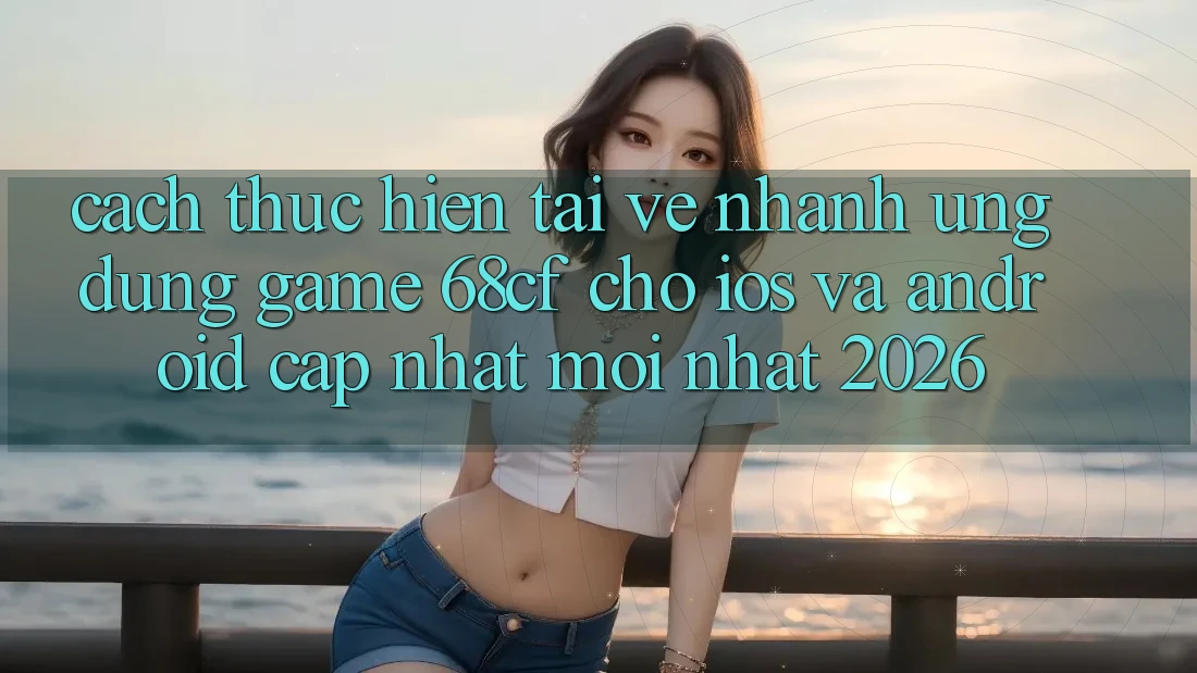 Cách thực hiện Tải về Nhanh Ứng dụng Game 68cf Cho iOS Và Android (Cập Nhật Mới Nhất 2026)