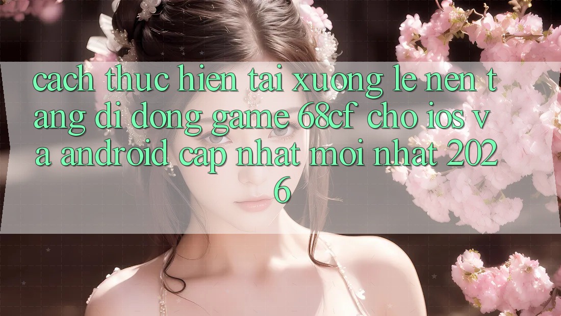 Cách thực hiện Tải xuống Lẹ Nền tảng di động Game 68cf Cho iOS Và Android (Cập Nhật Mới Nhất 2026)
