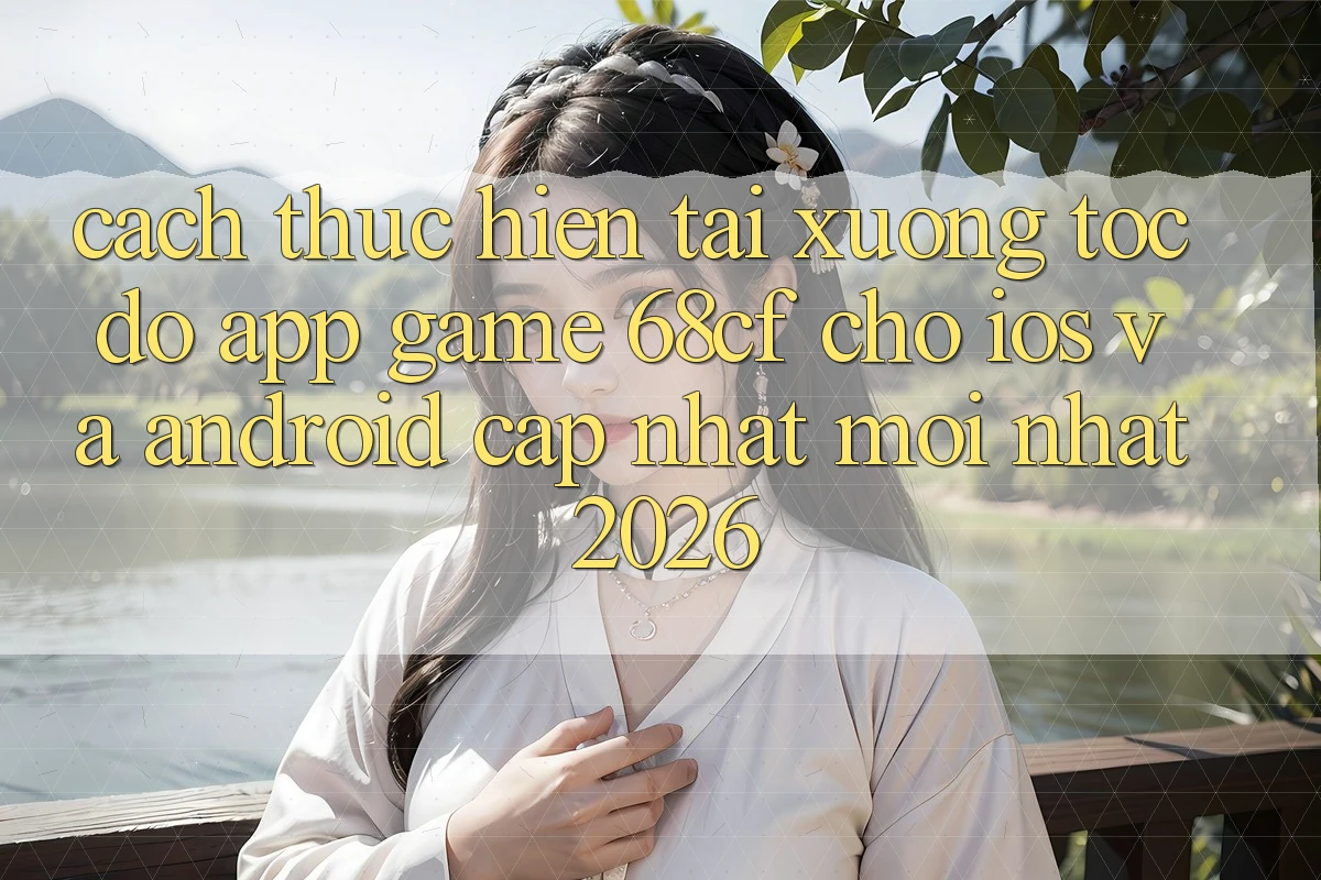 Cách thực hiện Tải xuống Tốc độ App Game 68cf Cho iOS Và Android (Cập Nhật Mới Nhất 2026)