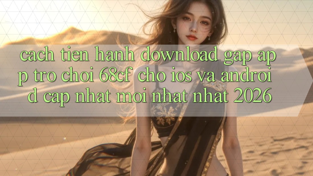 Cách tiến hành Download Gấp App Trò chơi 68cf Cho iOS Và Android (Cập Nhật Mới nhất Nhất 2026)