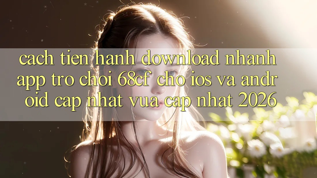 Cách tiến hành Download Nhanh App Trò chơi 68cf Cho iOS Và Android (Cập Nhật Vừa cập nhật 2026) Cách tiến hành Download Nhanh App Trò chơi 68cf Cho iOS Và Android (Cập Nhật Vừa cập nhật 2026)