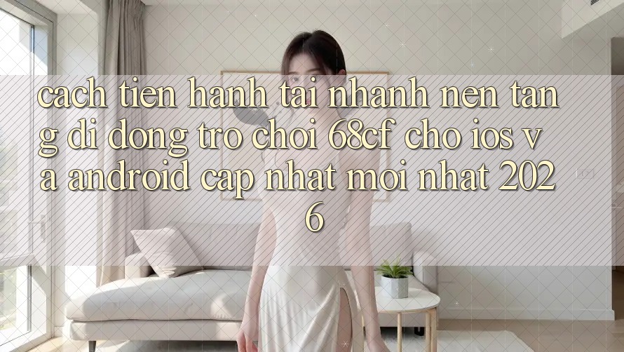 Cách tiến hành Tải Nhanh Nền tảng di động Trò chơi 68cf Cho iOS Và Android (Cập Nhật Mới Nhất 2026)