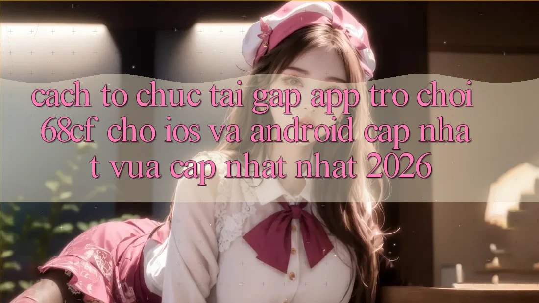 Cách tổ chức Tải Gấp App Trò chơi 68cf Cho iOS Và Android (Cập Nhật Vừa cập nhật Nhất 2026) Cách tổ chức Tải Gấp App Trò chơi 68cf Cho iOS Và Android (Cập Nhật Vừa cập nhật Nhất 2026)