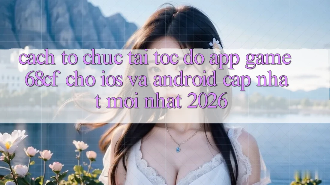 Cách tổ chức Tải Tốc độ App Game 68cf Cho iOS Và Android (Cập Nhật Mới Nhất 2026) Cách tổ chức Tải Tốc độ App Game 68cf Cho iOS Và Android (Cập Nhật Mới Nhất 2026)