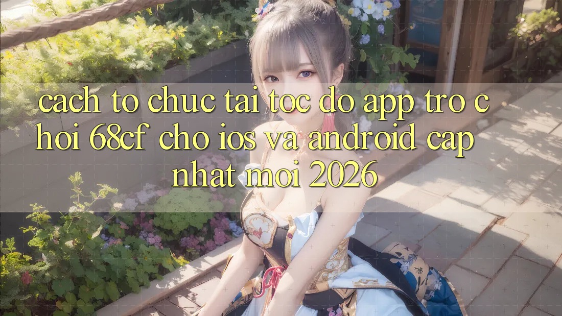 Cách tổ chức Tải Tốc độ App Trò chơi 68cf Cho iOS Và Android (Cập Nhật Mới 2026) Cách tổ chức Tải Tốc độ App Trò chơi 68cf Cho iOS Và Android (Cập Nhật Mới 2026)