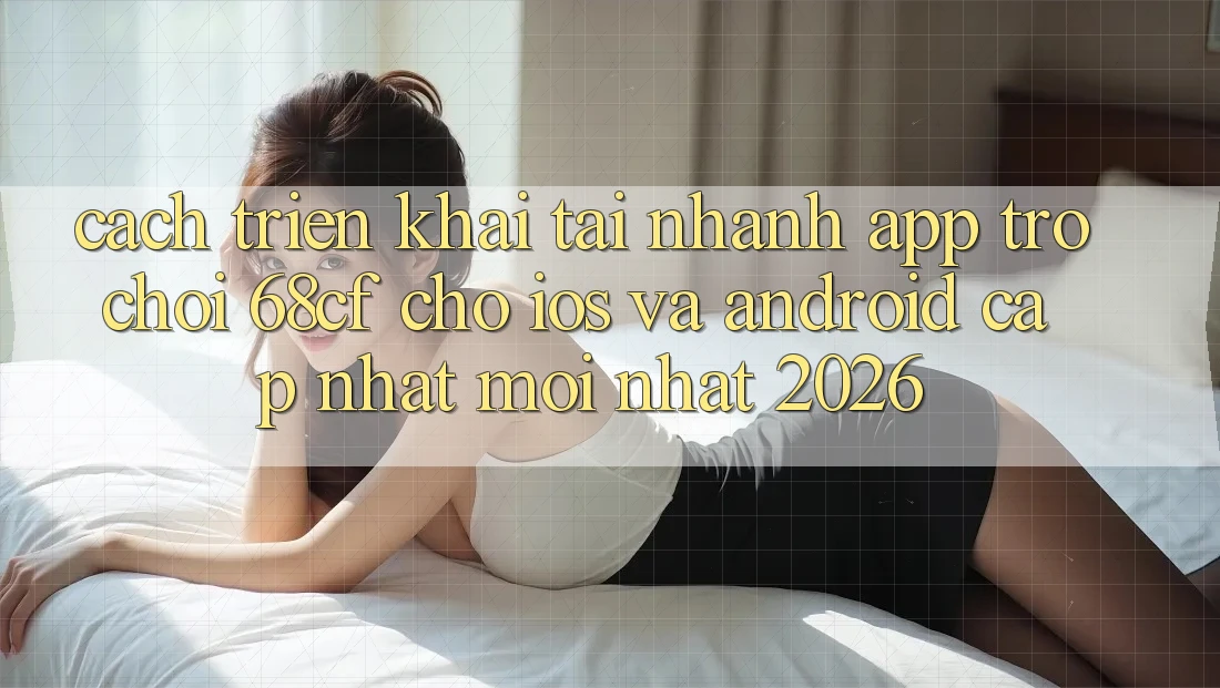 Cách triển khai Tải Nhanh App Trò chơi 68cf Cho iOS Và Android (Cập Nhật Mới Nhất 2026)