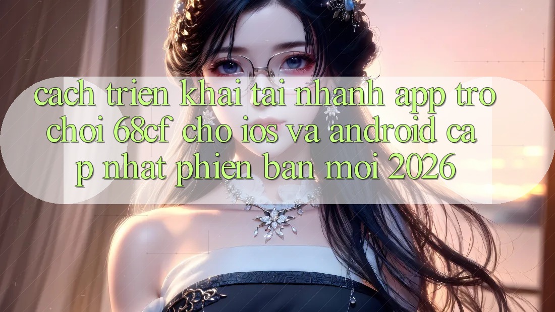 Cách triển khai Tải Nhanh App Trò chơi 68cf Cho iOS Và Android (Cập Nhật Phiên bản mới 2026)