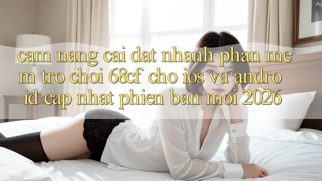 Cẩm nang Cài đặt Nhanh Phần mềm Trò chơi 68cf Cho iOS Và Android (Cập Nhật Phiên bản mới 2026)