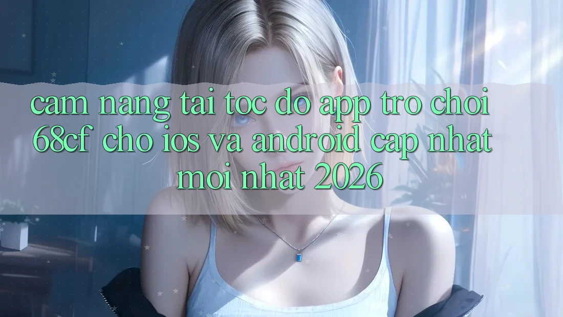 Cẩm nang Tải Tốc độ App Trò chơi 68cf Cho iOS Và Android (Cập Nhật Mới Nhất 2026)