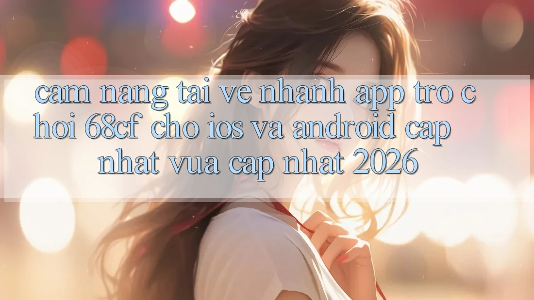 Cẩm nang Tải về Nhanh App Trò chơi 68cf Cho iOS Và Android (Cập Nhật Vừa cập nhật 2026) Cẩm nang Tải về Nhanh App Trò chơi 68cf Cho iOS Và Android (Cập Nhật Vừa cập nhật 2026)