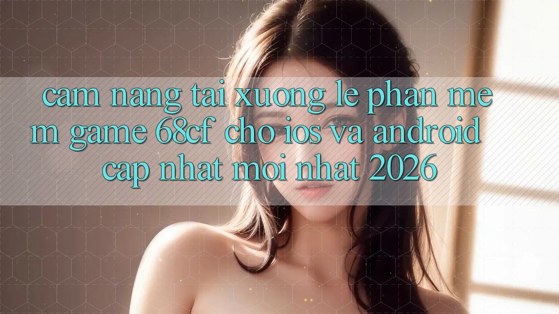 Cẩm nang Tải xuống Lẹ Phần mềm Game 68cf Cho iOS Và Android (Cập Nhật Mới Nhất 2026)