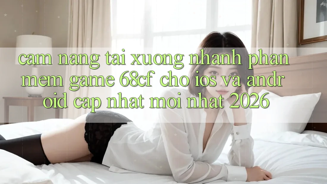 Cẩm nang Tải xuống Nhanh Phần mềm Game 68cf Cho iOS Và Android (Cập Nhật Mới Nhất 2026)