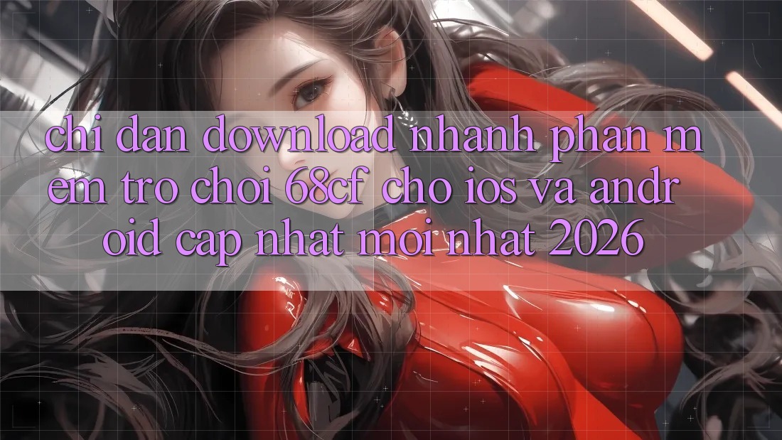 Chỉ dẫn Download Nhanh Phần mềm Trò chơi 68cf Cho iOS Và Android (Cập Nhật Mới Nhất 2026)