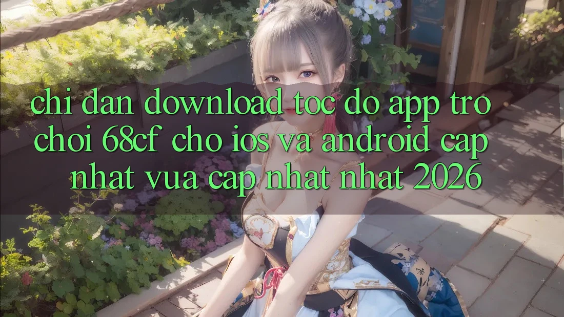 Chỉ dẫn Download Tốc độ App Trò chơi 68cf Cho iOS Và Android (Cập Nhật Vừa cập nhật Nhất 2026)